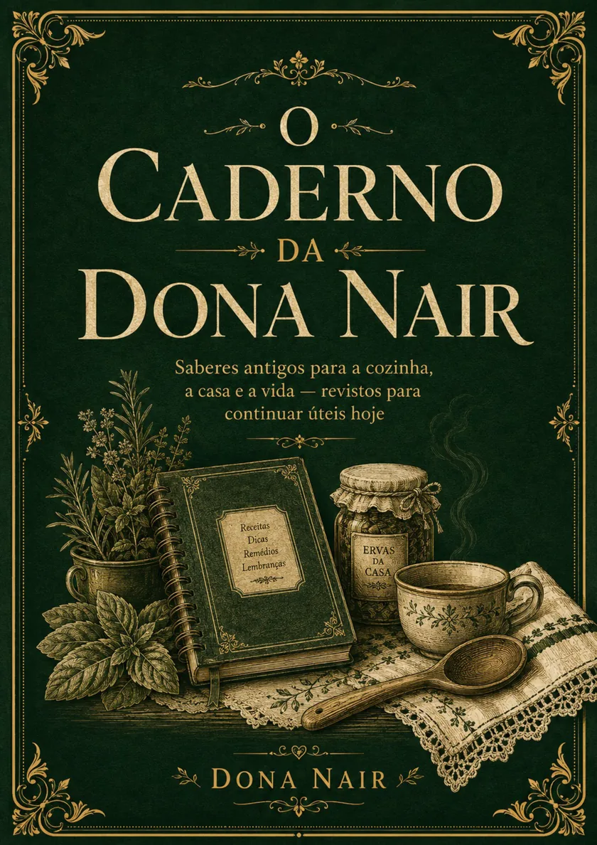 Capa de O Caderno da Dona Nair